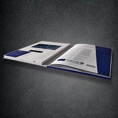 Inner Pages Hardcover Video Brochure