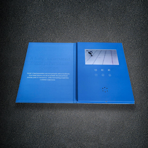 Logo Emboss Hardcover Video Brochure